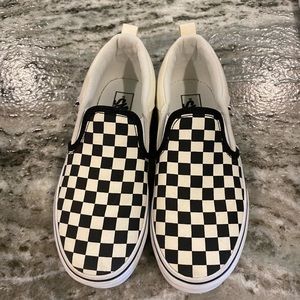 Boys Size 2 Checkered Vans